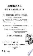 Journal de pharmacie et des sciences accessoires