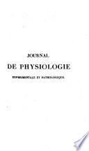 Journal de physiologie expérimentale et pathologique