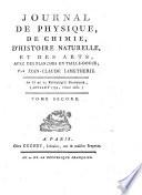 Journal de physique, de chimie, d'histoire naturelle et des arts