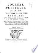 Journal de physique, de chimie et d'histoire naturelle et des arts