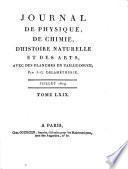 Journal de physique, de chimie et d'histoire naturelle et des arts