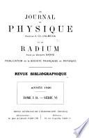 Journal de physique théorique et appliquée