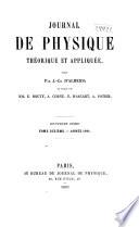 Journal de physique théorique et appliquée