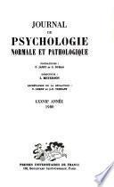 Journal de psychologie normale et pathologique