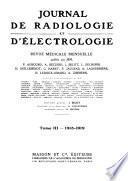 Journal de radiologie et d'électrologie