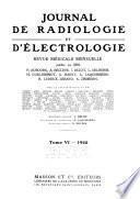 Journal de radiologie et d'électrologie