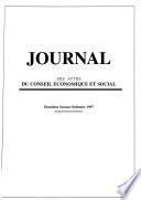Journal des actes du Conseil économique et social