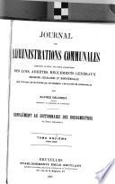 Journal des administrations communales
