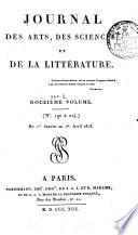 Journal des arts, des sciences, et de littérature
