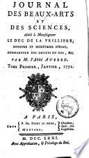 Journal des beaux-arts et des sciences