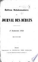 Journal des débats politiques et littéraires