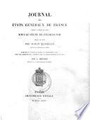 Journal des États Généraux de France tenus à Tours en 1484 sous le règne de Charles VIII, rédigé en latin