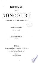 Journal des Goncourt--: 1889-1891
