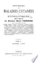 Journal des maladies cutanées et syphilitiques