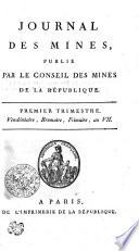 JOURNAL DES MINES.