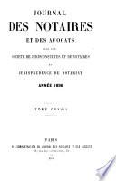 Journal des notaires et des avocats