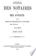Journal des notaires et des avocats