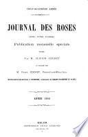 Journal des roses (rosa inter flores) et revue d'arboriculture ornementale