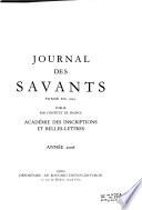 Journal des Savants