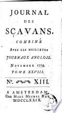 Journal des sçavans, combiné avec les meilleurs journaux anglois