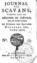 Journal des sçavans, combiné avec les Mémoires de Trevoux