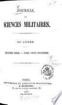 Journal des sciences militaires