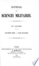 Journal des sciences militaires ...