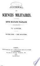 Journal des sciences militaires