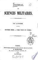 Journal des sciences militaires