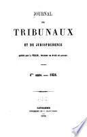 Journal des tribunaux et de jurisprudence