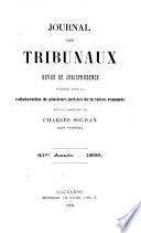 Journal des tribunaux