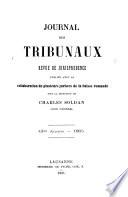 Journal des tribunaux