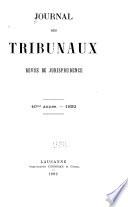 Journal des tribunaux