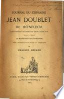 Journal du corsaire Jean Doublet de Honfleur, lieutenant de frégate sous Louis XIV
