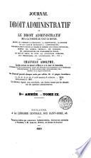 Journal du droit administratif