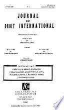 Journal du droit international