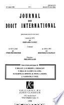 Journal du droit international