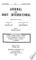 Journal du droit international
