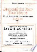 Journal du four électrique et des industries électrochimiques