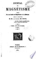 Journal du magnétisme