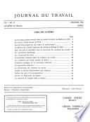 Journal du travail