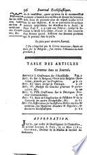 Journal ecclésiastique ou Bibliothèque raisonnée des sciences ecclésiastiques