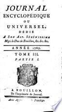 Journal Encyclopedique Ou Universel