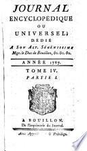Journal Encyclopedique Ou Universel