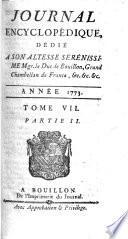 Journal Encyclopédique, Par Une Societe De Gens De Lettres [redige par Pierre Rousseau]