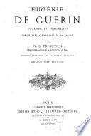 Journal et fragments publiés avec l'assentiment de sa famille par G. S. Trebutien