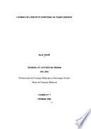Journal et lettres de prison, 1941-1942