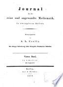 Journal für die reine und angewandte Mathematik