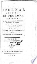 Journal général de l'Europe