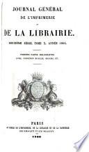 Journal général de l'imprimerie et de la librairie